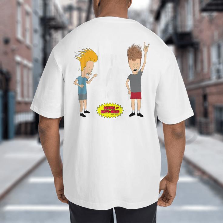 MTV Beavis And Butthead This Dad Rocks Big And Tall Men's T-Shirt Back Print