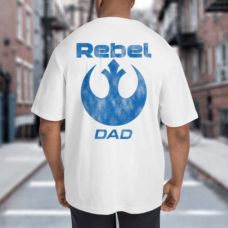 Star Wars Rebel Alliance Matching Family DAD T-Shirt Big And Tall Men's T-Shirt Back Print