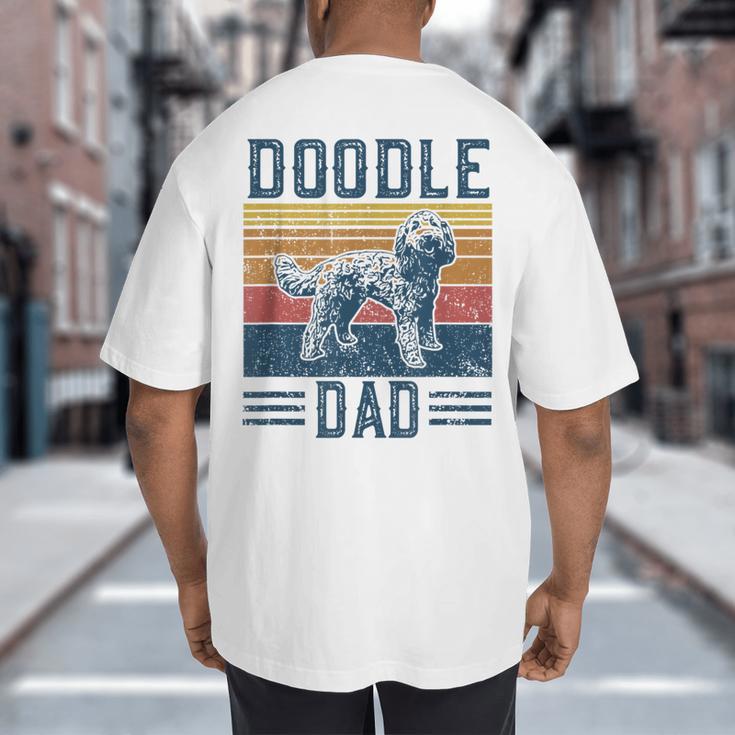 Vintage Doodle Dad Aussie Doodle & Goldendoodle Big And Tall Men's T-Shirt Back Print