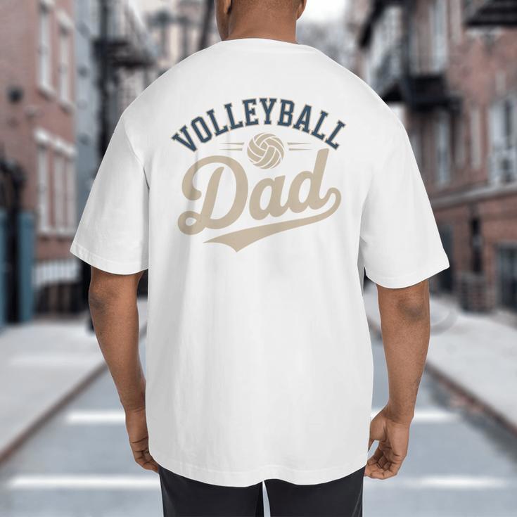 Volleyball Dad Big And Tall Men's T-Shirt Back Print Volleyball Dad Big And Tall Men's T-Shirt Back Print