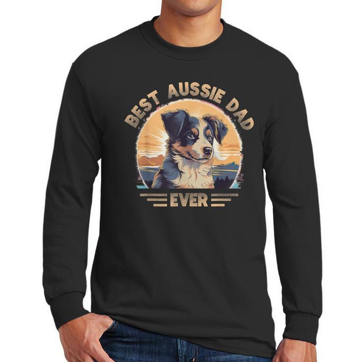 Aussie DAD Australian Shepherd Men Long Sleeve T-Shirt
