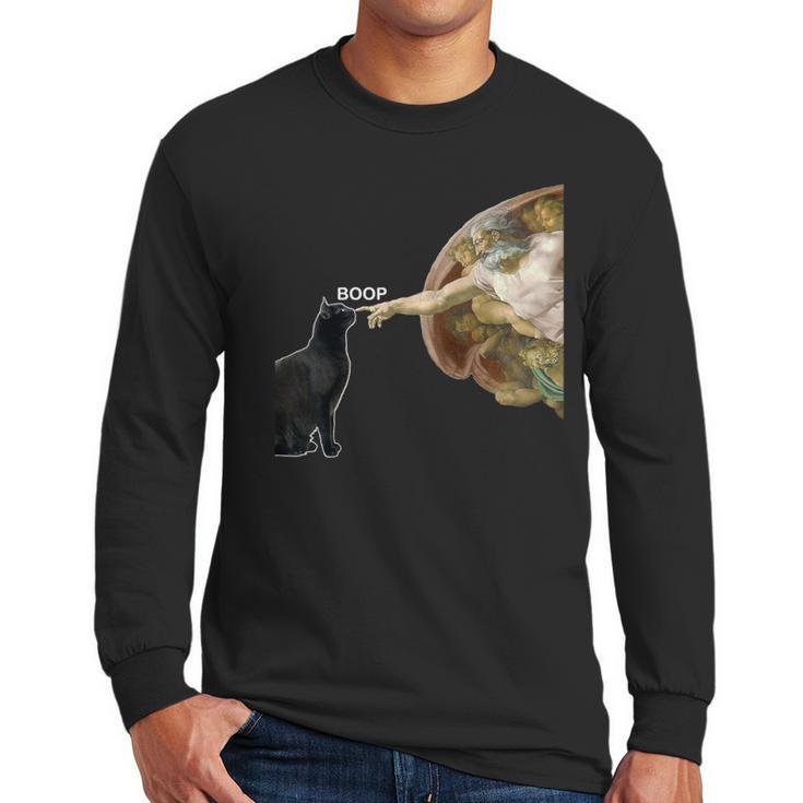 Cat Shirts For MenWomen Cat Shirts For Cat DadMom Men Long Sleeve T-Shirt