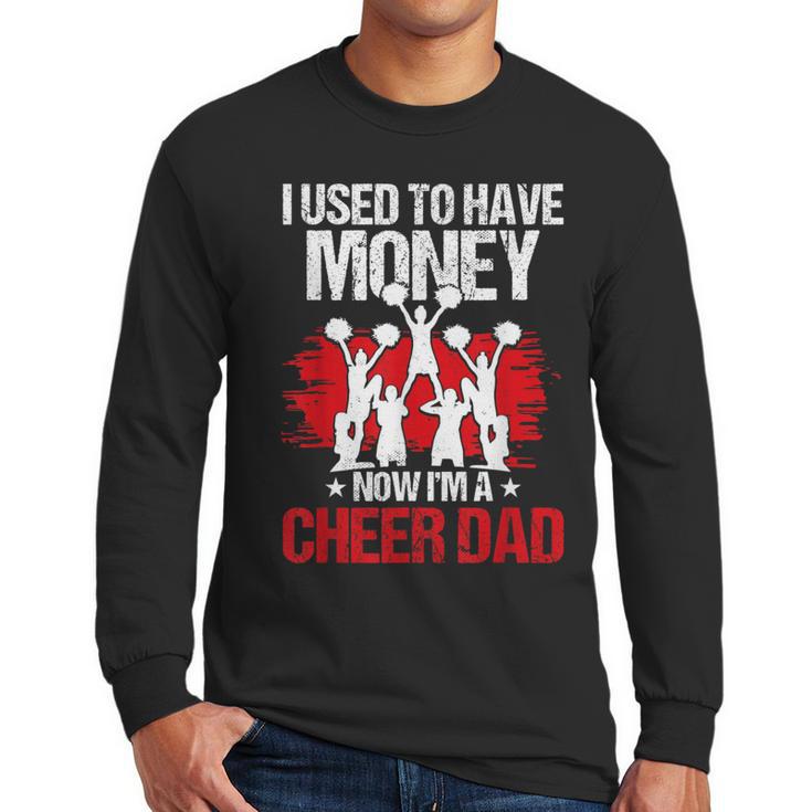 Cheer Dad Cheerleading Fathers Day Men Long Sleeve T-Shirt