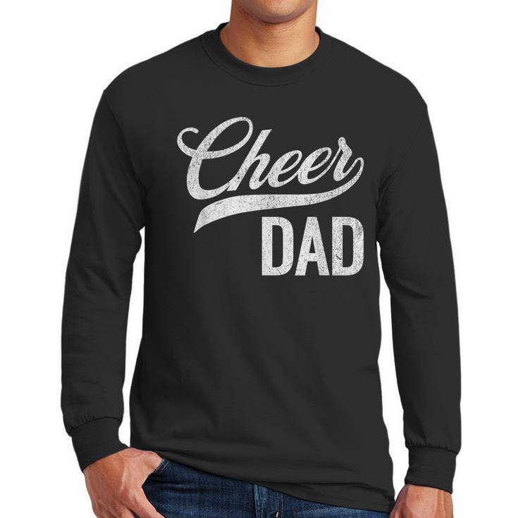 Cheer Dad Green Cheerleading Matching Parents Men Long Sleeve T-Shirt