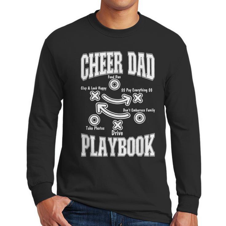 Cheer Dad Playbook Men Long Sleeve T-Shirt