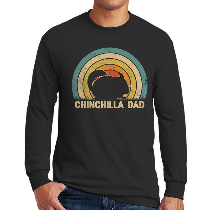 Chinchilla Dad Father's Day Chinchilla Lover Dad Daddy Men Long Sleeve T-Shirt