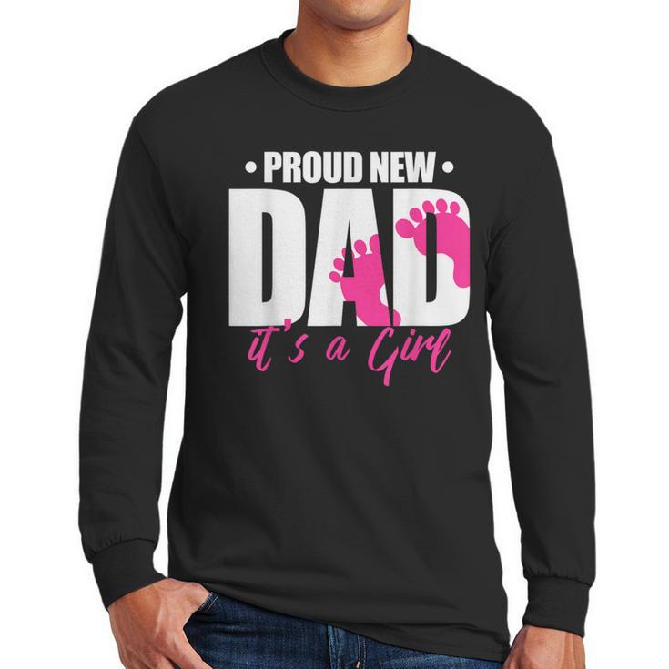 Cool Parent Apparel Proud New Dad It's A Girl Classic Fit Short Sleeve Crew Neck T-Shirt Small Men Long Sleeve T-Shirt