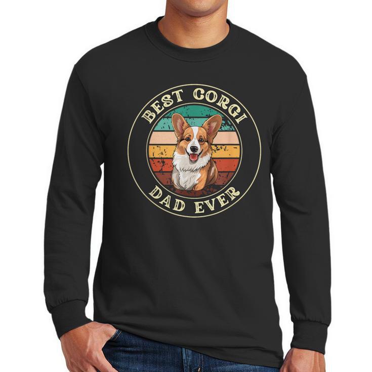 Corgi Dad Idea For Men Men Long Sleeve T-Shirt