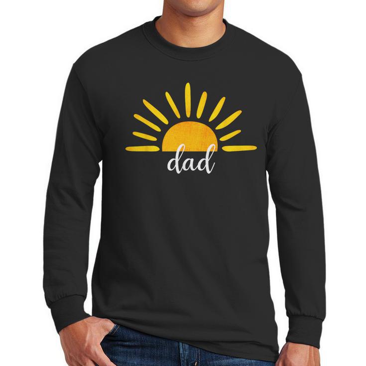 Dad Of The Birthday First Trip Around The Sun Birthday Men Long Sleeve T-Shirt