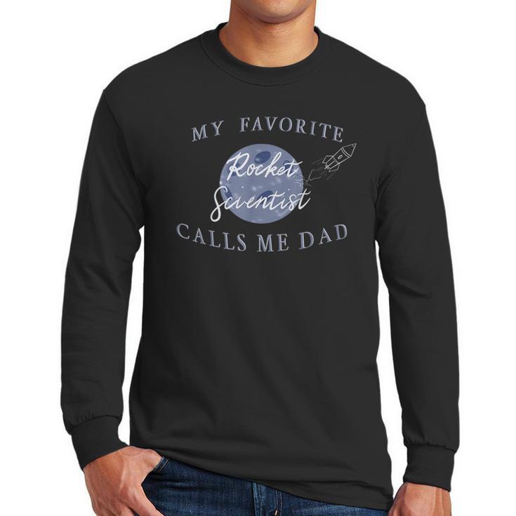 Dad Rocket Scientist Men Long Sleeve T-Shirt
