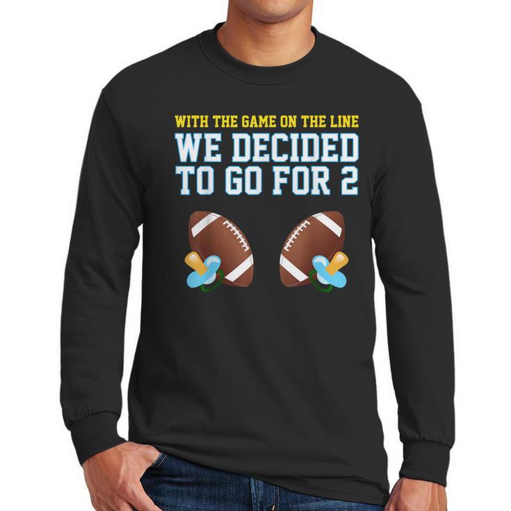 Dad Of Twins TShirt Men Long Sleeve T-Shirt