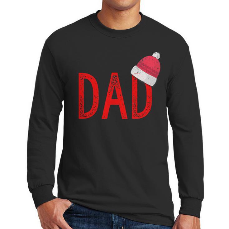 Dad Xmas PJs Christmas Pajamas And Xmas PJ Family Shirt Men Long Sleeve T-Shirt