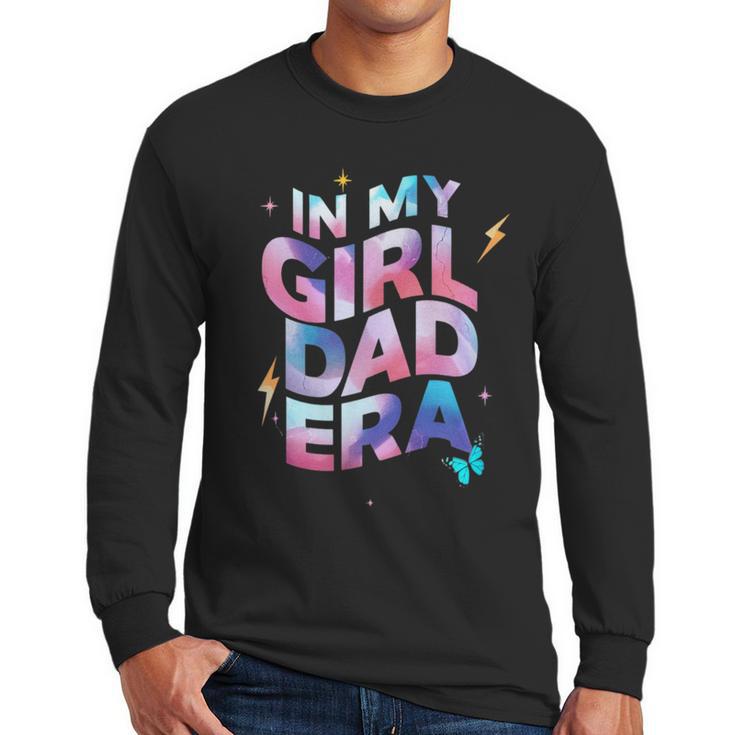 In My Daughter Era Dad Life Soft Pastel Pride Theme Men Long Sleeve T-Shirt