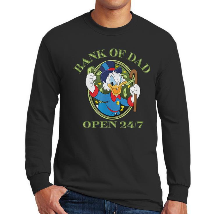 Disney DuckTales Bank Of Dad Small Men Long Sleeve T-Shirt