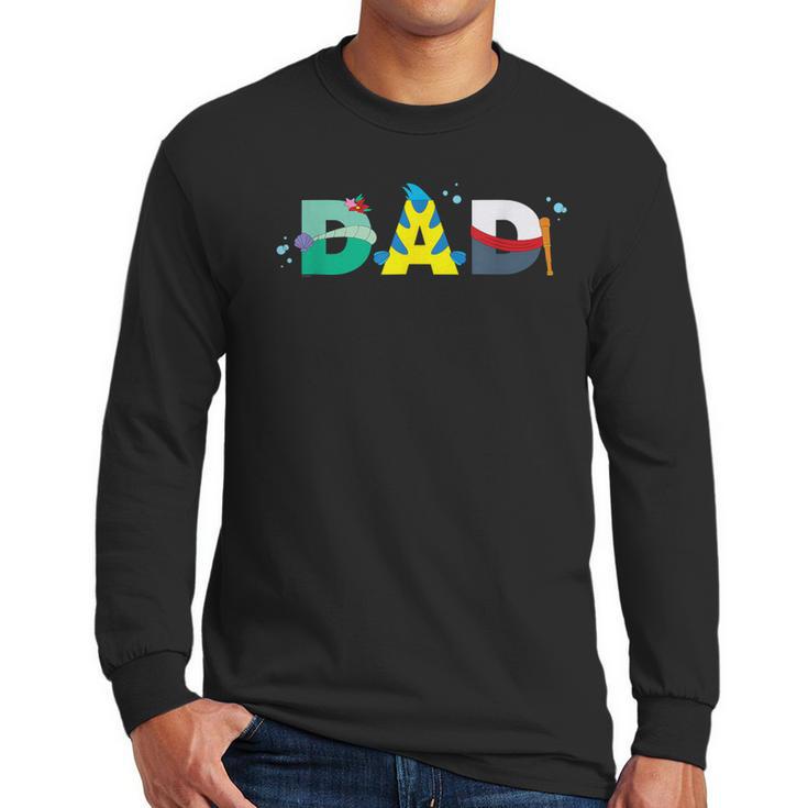Disney The Little Mermaid Ariel Father’s Day Birthday Dad Men Long Sleeve T-Shirt