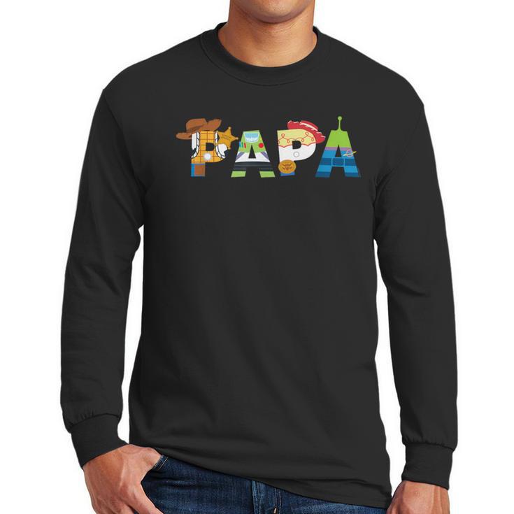Disney And Pixar’s Toy Story Papa Father’s Day Dad Birthday Men Long Sleeve T-Shirt