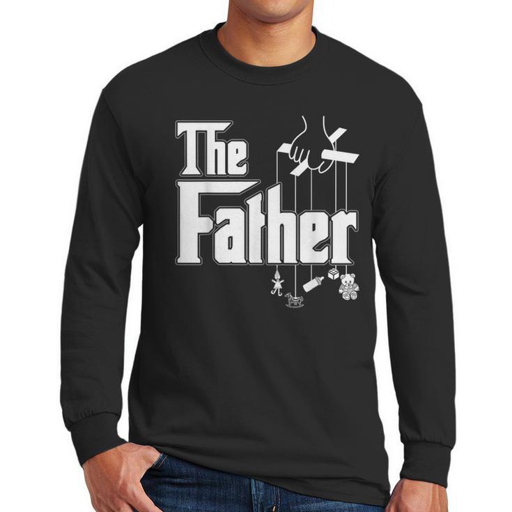 The Father New Daddy Expecting Baby  T-Shirt Men Long Sleeve T-Shirt