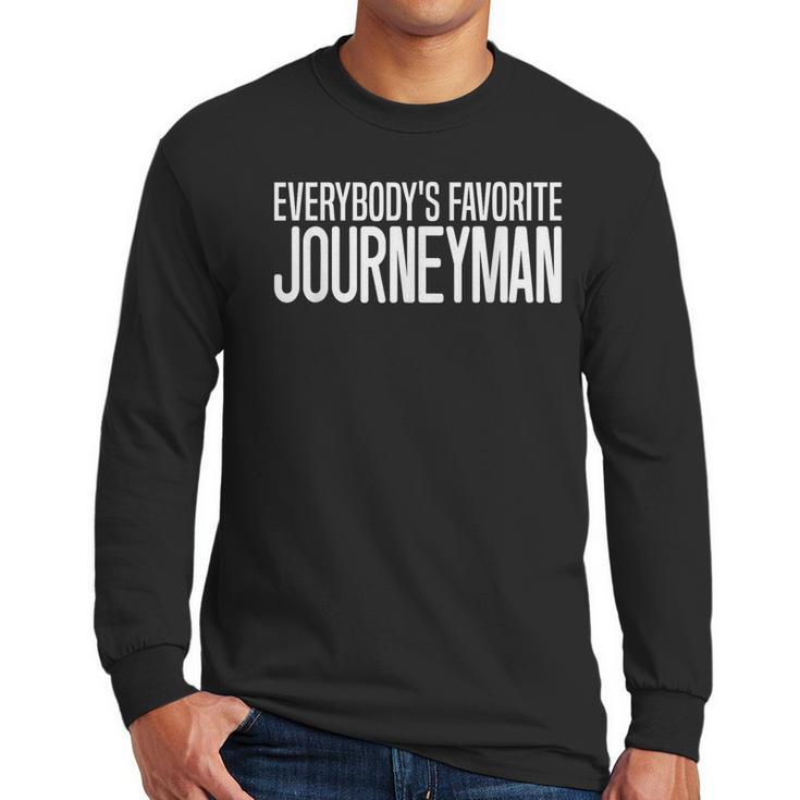 Favorite Electrician Journeyman Appreciation For Dad Men Long Sleeve T-Shirt