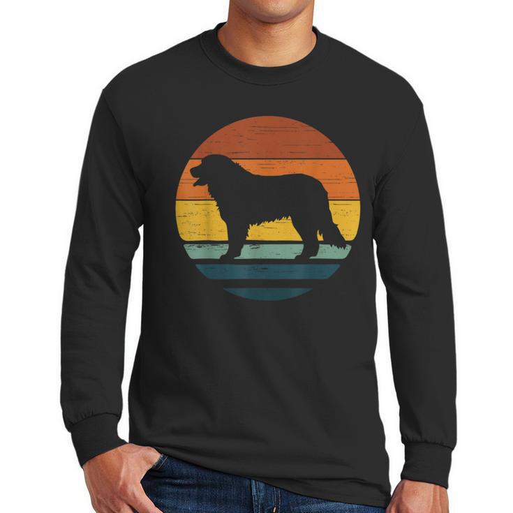 Golden Mountain Vintage Retro Mum Dad Dog Men Women Kids Men Long Sleeve T-Shirt