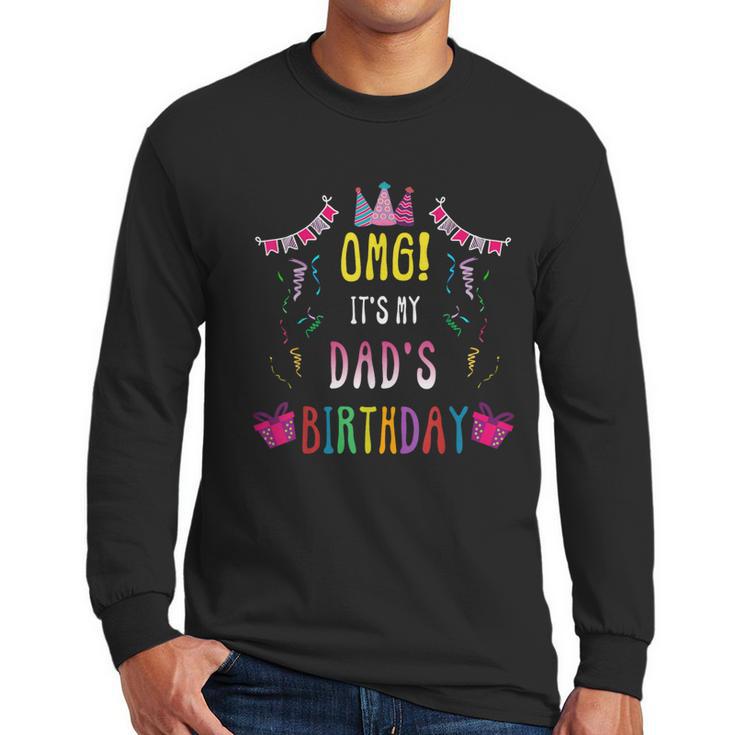 Happy Birthday Dad Men Long Sleeve T-Shirt