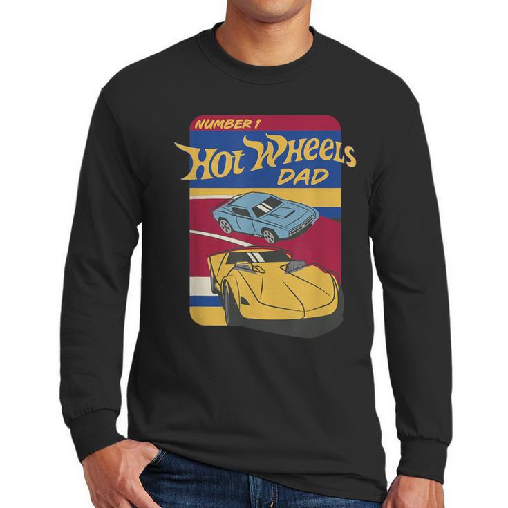 Hot Wheels Father's Day Number 1 Dad Men Long Sleeve T-Shirt