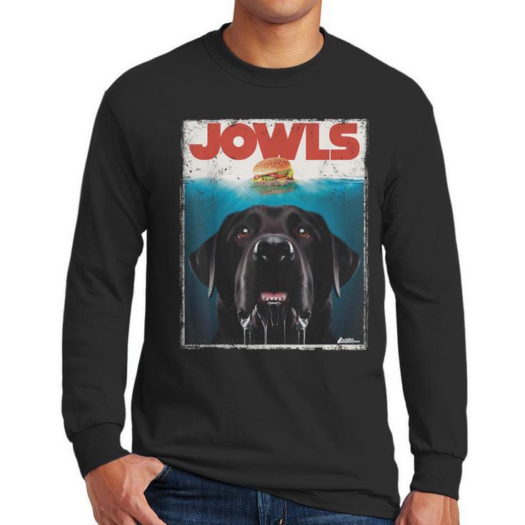 Lab Jowls Tee Labrador Retriever Mom Top Dad Men Long Sleeve T-Shirt