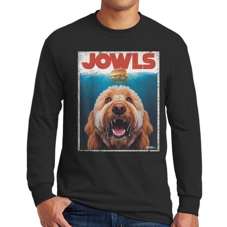 Labradoodle Jowls Tee Fawn Lab Doodle Mom Top Dad Men Long Sleeve T-Shirt