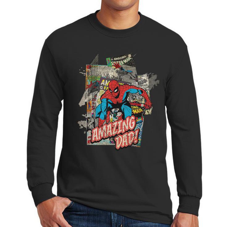 Marvel Spider-Man Amazing Dad Father's Day Men Long Sleeve T-Shirt