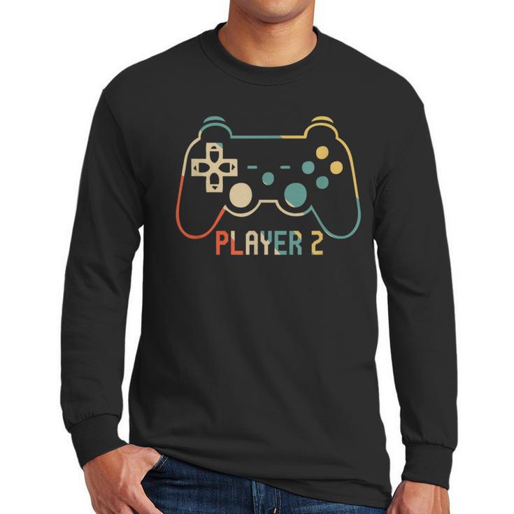 Matching Gamer Tee For Dad Mom & Kids Player 123 Men Long Sleeve T-Shirt