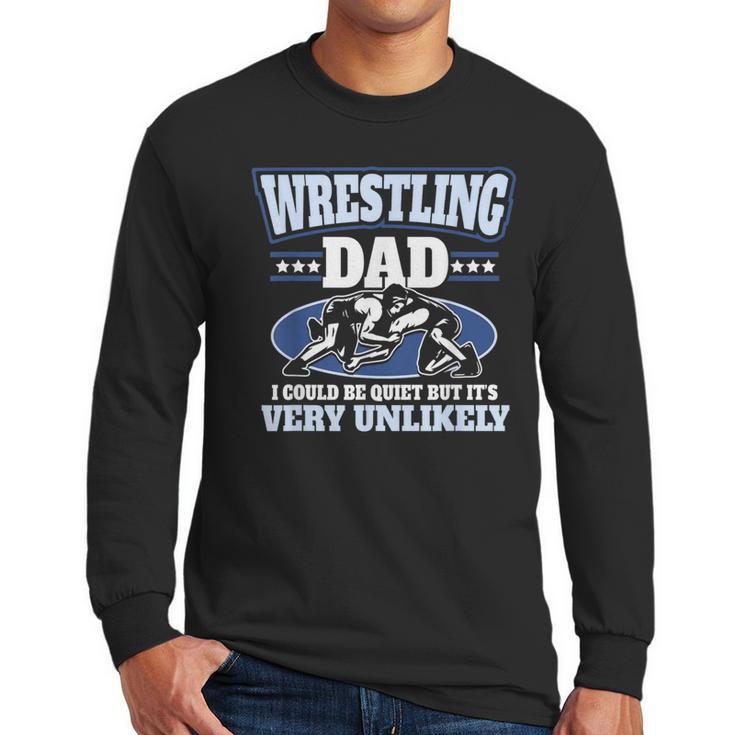 For Men Freestyle Wrestling Dad Men Long Sleeve T-Shirt