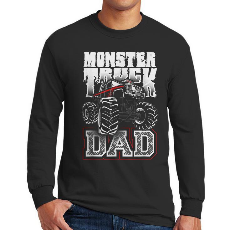 Monster Truck Dad Tshirt Men Long Sleeve T-Shirt