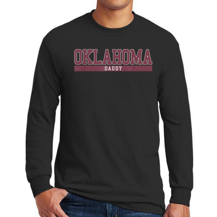 Oklahoma Dad University Sports Men Long Sleeve T-Shirt