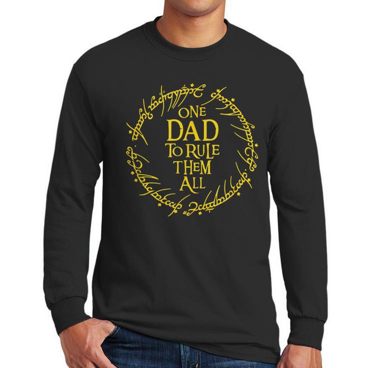 ONE DAD TO RULE THEM ALL Men Long Sleeve T-Shirt