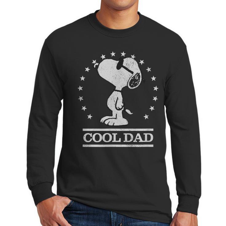 Peanuts Snoopy Cool Dad Men Long Sleeve T-Shirt