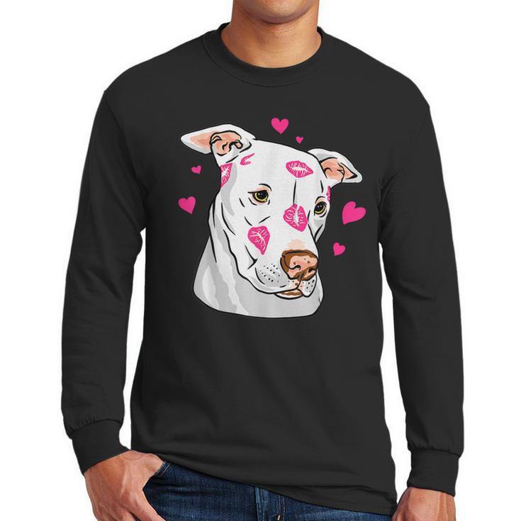 Pitbull Love Pitbull Moms Dads Men Long Sleeve T-Shirt