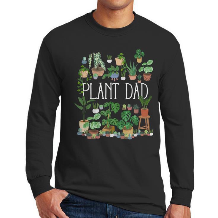 Potted Plant Dad Men Long Sleeve T-Shirt