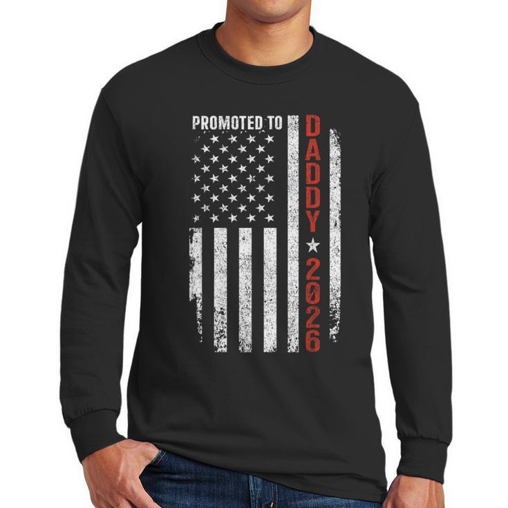 Promoted To Daddy 2026 Men Long Sleeve T-Shirt