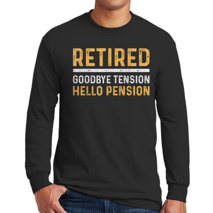 Retirement Best Retired 2026 Tee For Men Women Dad Mom Men Long Sleeve T-Shirt