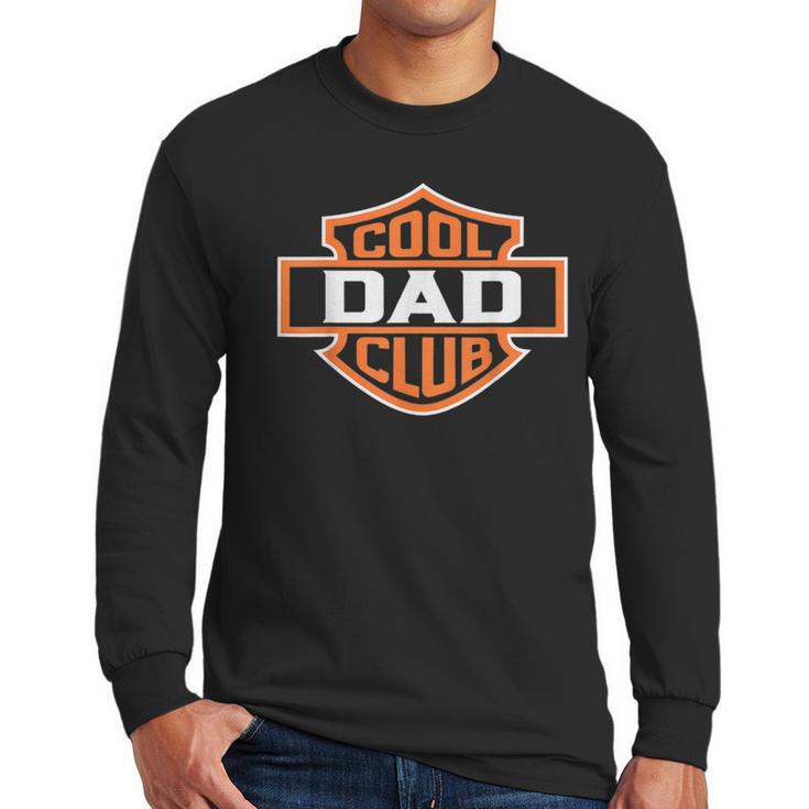 Retro Cool Dad Club Birthday Father's Day For Men Men Long Sleeve T-Shirt