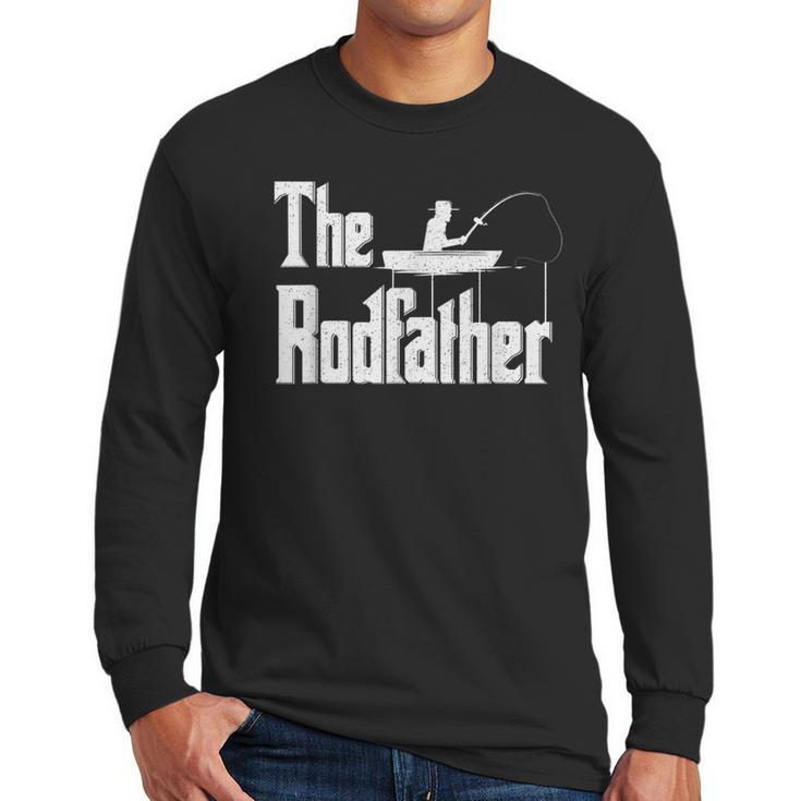 The Rodfather  Fishing Dad Men Long Sleeve T-Shirt