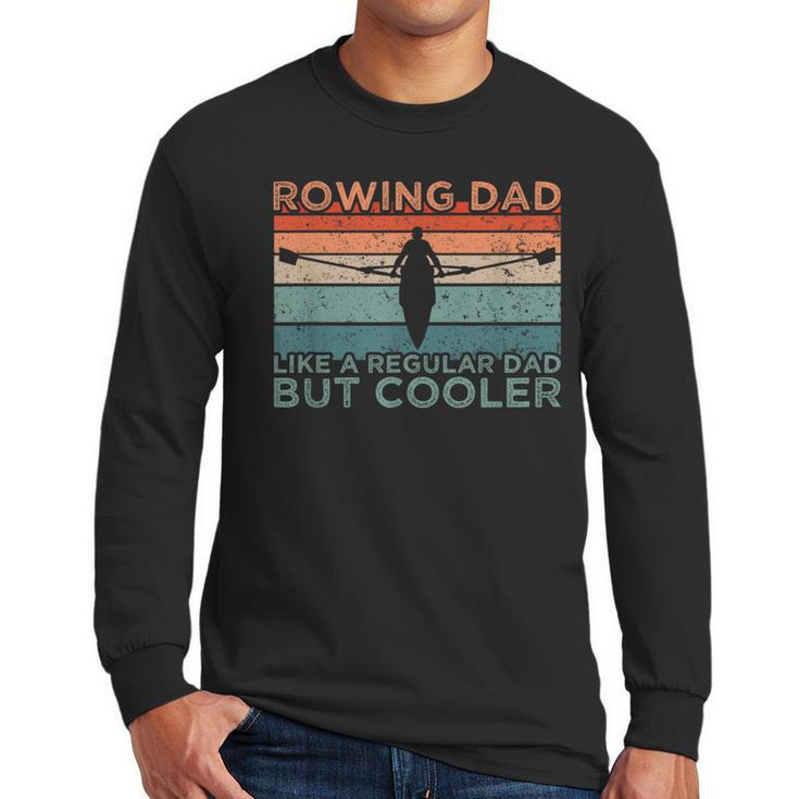 Round Rowing Dad Rudder Men Long Sleeve T-Shirt