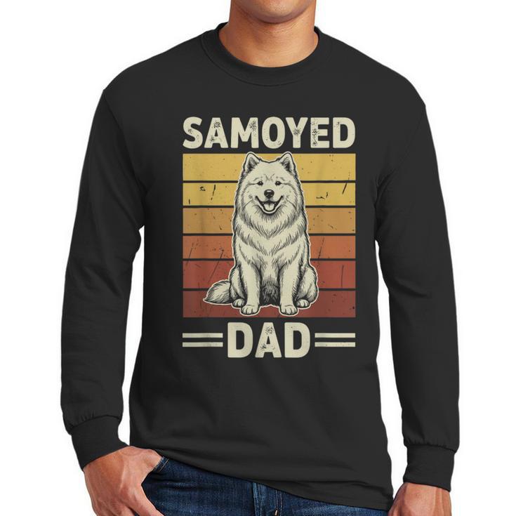 Samoyed Dad Men Long Sleeve T-Shirt