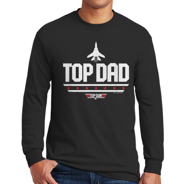 Top Gun Father's Day Top Dad Men Long Sleeve T-Shirt