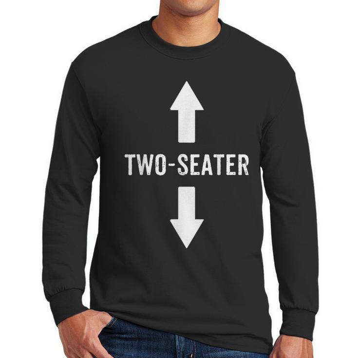 Two Seater Shirt For Men 2 Seater Dad Men Long Sleeve T-Shirt