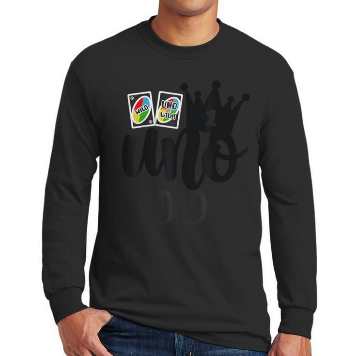 Uno 1st Birthday Dad Men Long Sleeve T-Shirt