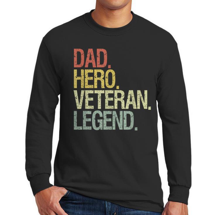 Veteran Dad Men Long Sleeve T-Shirt