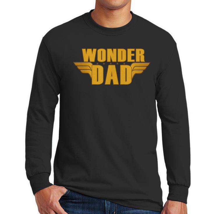 Wonder Dad Shirt Men Long Sleeve T-Shirt
