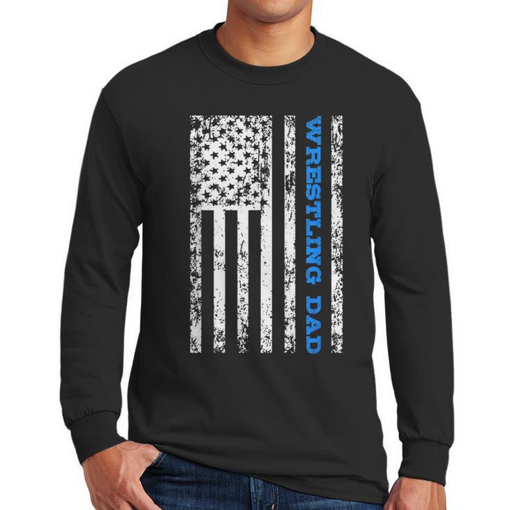 Wrestling Dad Men Long Sleeve T-Shirt