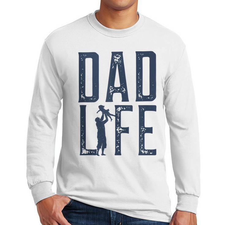 Dad Life Girl Dad Men Long Sleeve T-Shirt