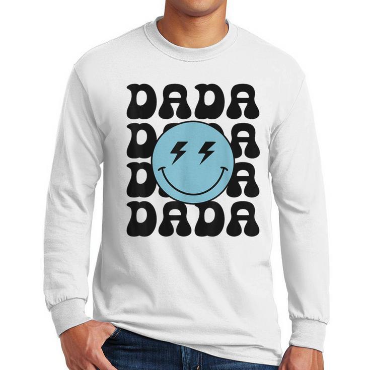 Dada One Happy Dude 1st Birthday Family Matching Men Long Sleeve T-Shirt